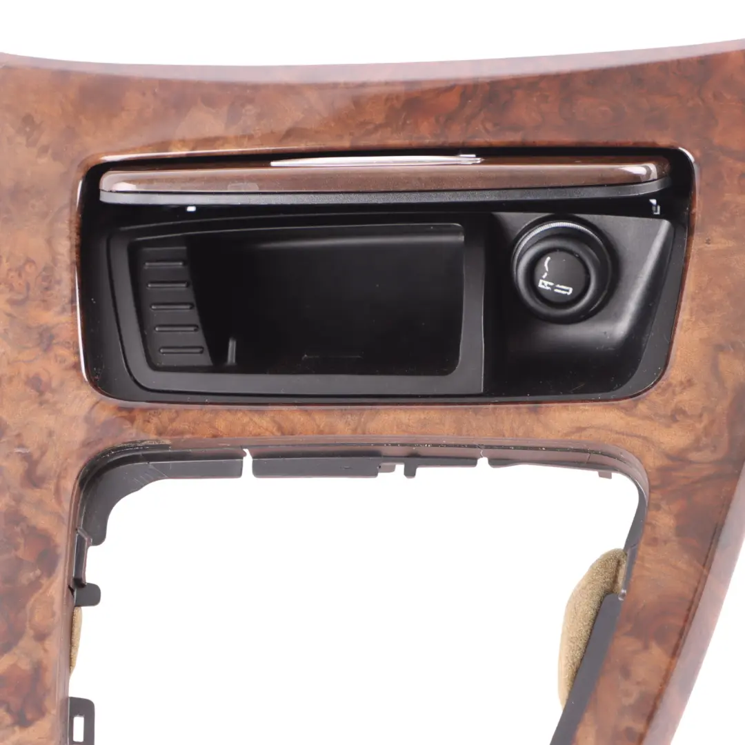 BMW E92 Center Console Trim Decorative Gear Lever Frame Ashtray Nutwood 9170898