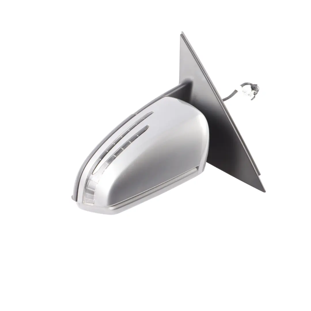 Mercedes W204 Wing Mirror Power Fold Door Left N/S Outside Iridium Silver - 775