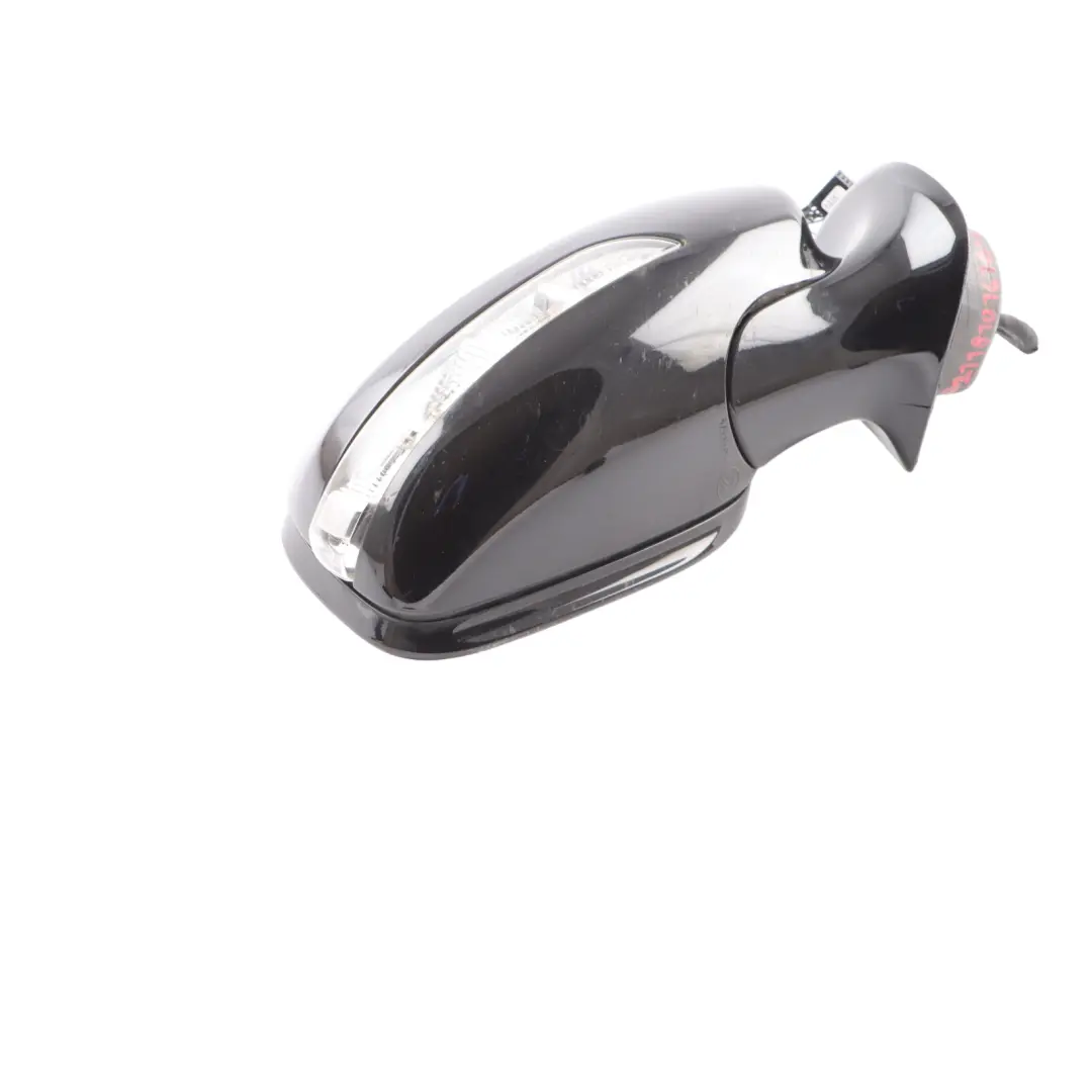 Mercedes W211 Wing Mirror Power Fold Door Right O/S Obsidian Black - 197