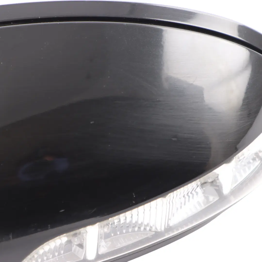 Mercedes W221 S320 Wing Mirror Left N/S Obsidian Black Metallic 197 A2218100376