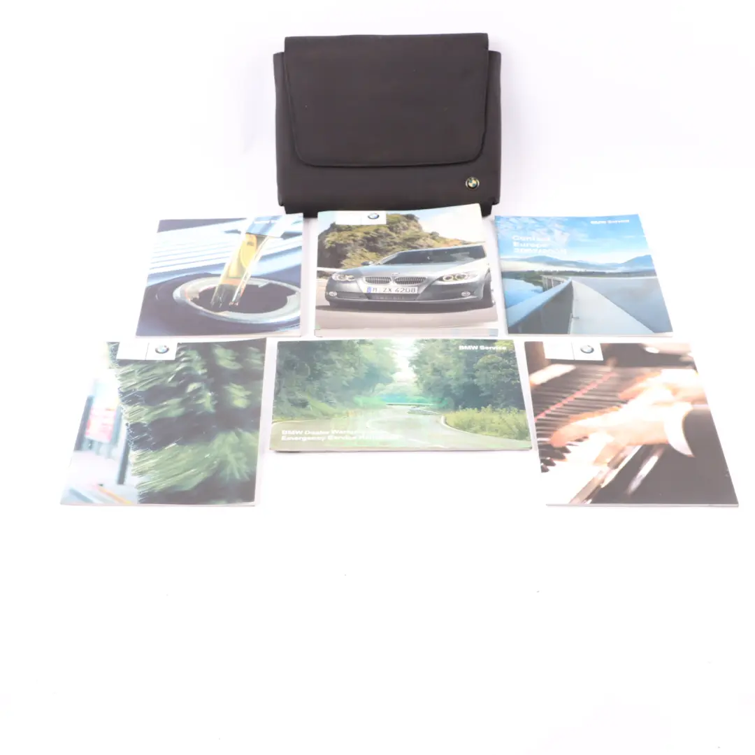 BMW E92 Coupe Owner's Handbook Service Booklet Pouch Wallet Case
