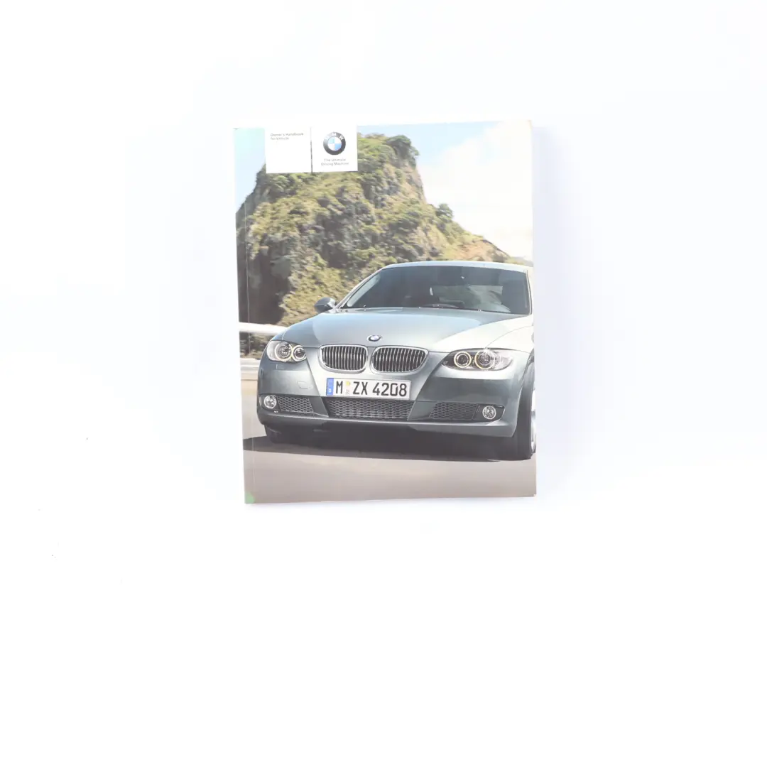 BMW E92 Coupe Owner's Handbook Service Booklet Pouch Wallet Case