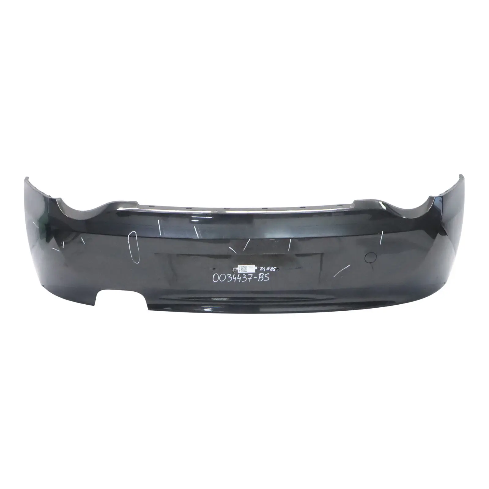 BMW Z4 E85 Rear Bumper Trim Panel Covering Beam Black Sapphire Metallic - 475