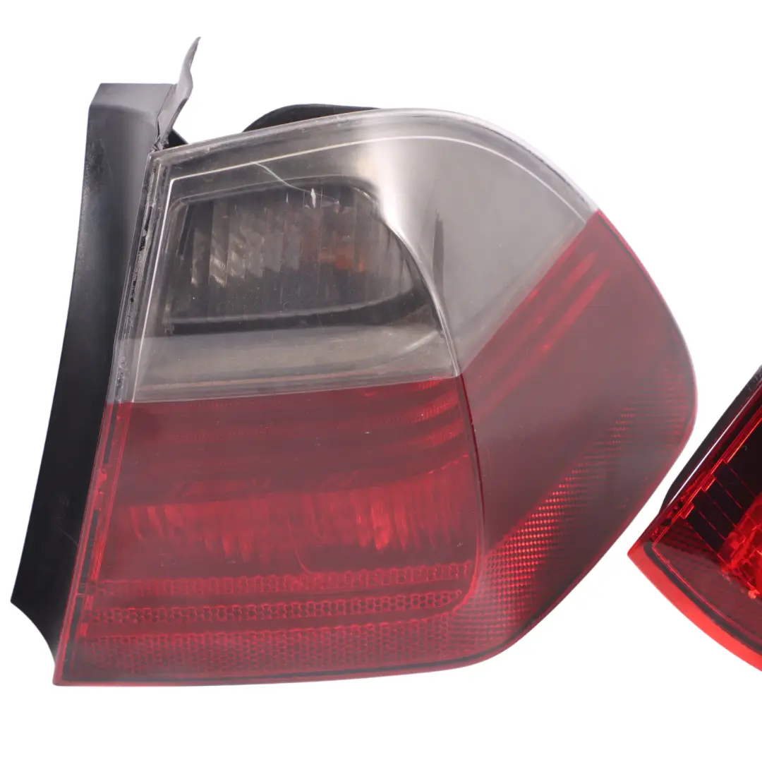 BMW E91 Rear Light Lamp Tailgate Trim Right Left Black Line N/O/S Set 7200817