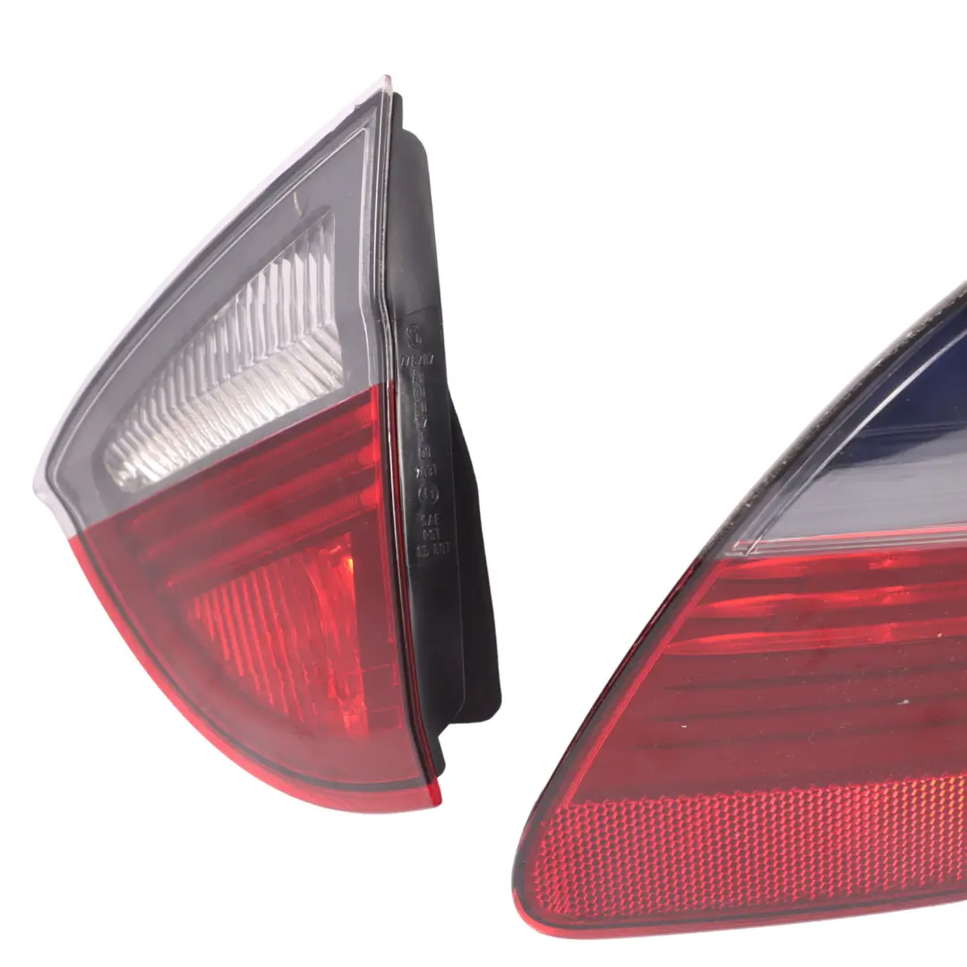 BMW E91 Rear Light Lamp Tailgate Trim Right Left Black Line N/O/S Set 7200817