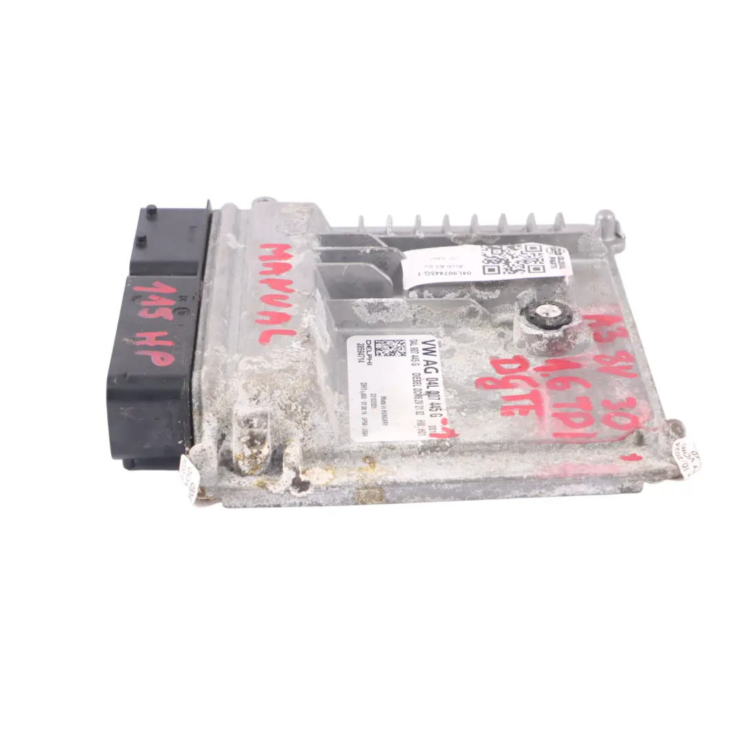 Audi A3 8V 1.6 TDI DGTE 115 HP Engine ECU Kit Ignition + Key 04L907445G Manual 