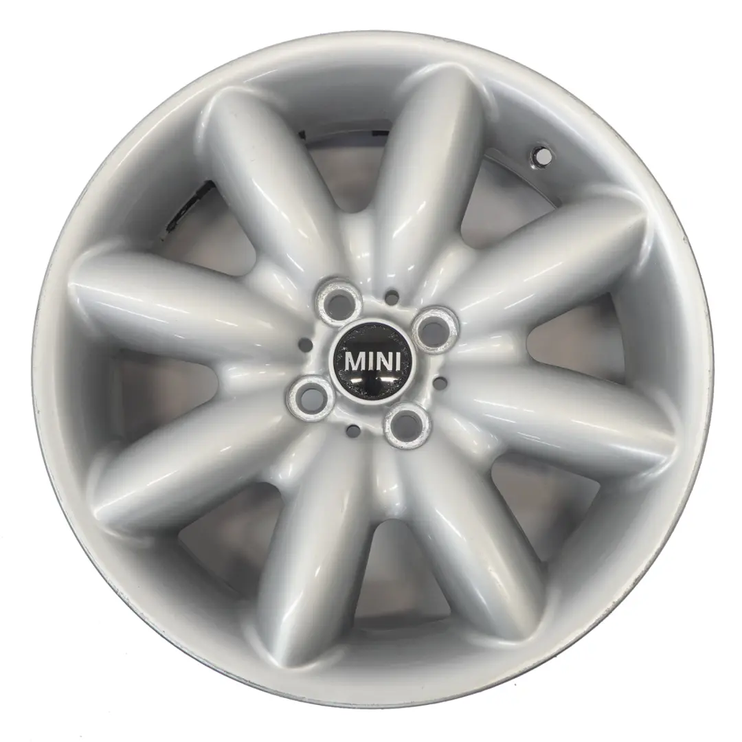 Mini One R50 R53 R55 R56 Llanta De aleacion plateada 17" 7J ET:48 S-Spoke 85