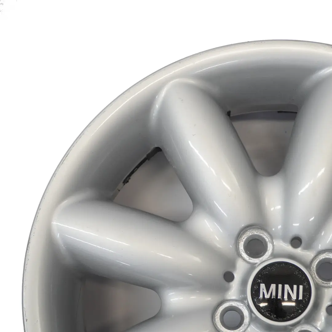 Mini One R50 R53 R55 R56 Llanta De aleacion plateada 17" 7J ET:48 S-Spoke 85