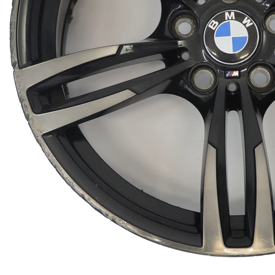 BMW F87 M2 F80 M3 F82 M4 Front Wheel Alloy Rim 19" M Double Spoke 437 2284550