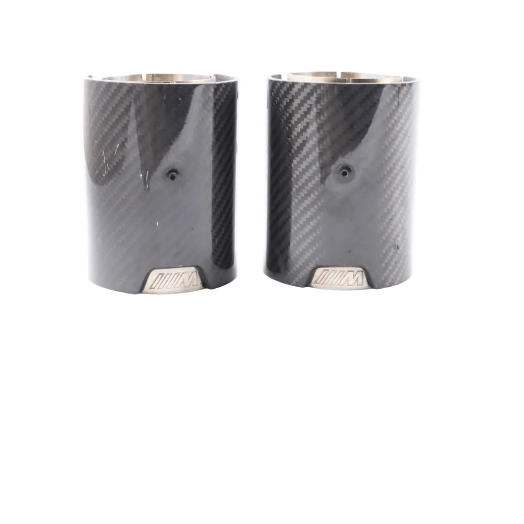 Tailpipe End Tips BMW F87 M2 F80 M3 F82 F83 M4 M Sport in Carbon 2468411 SET OF2