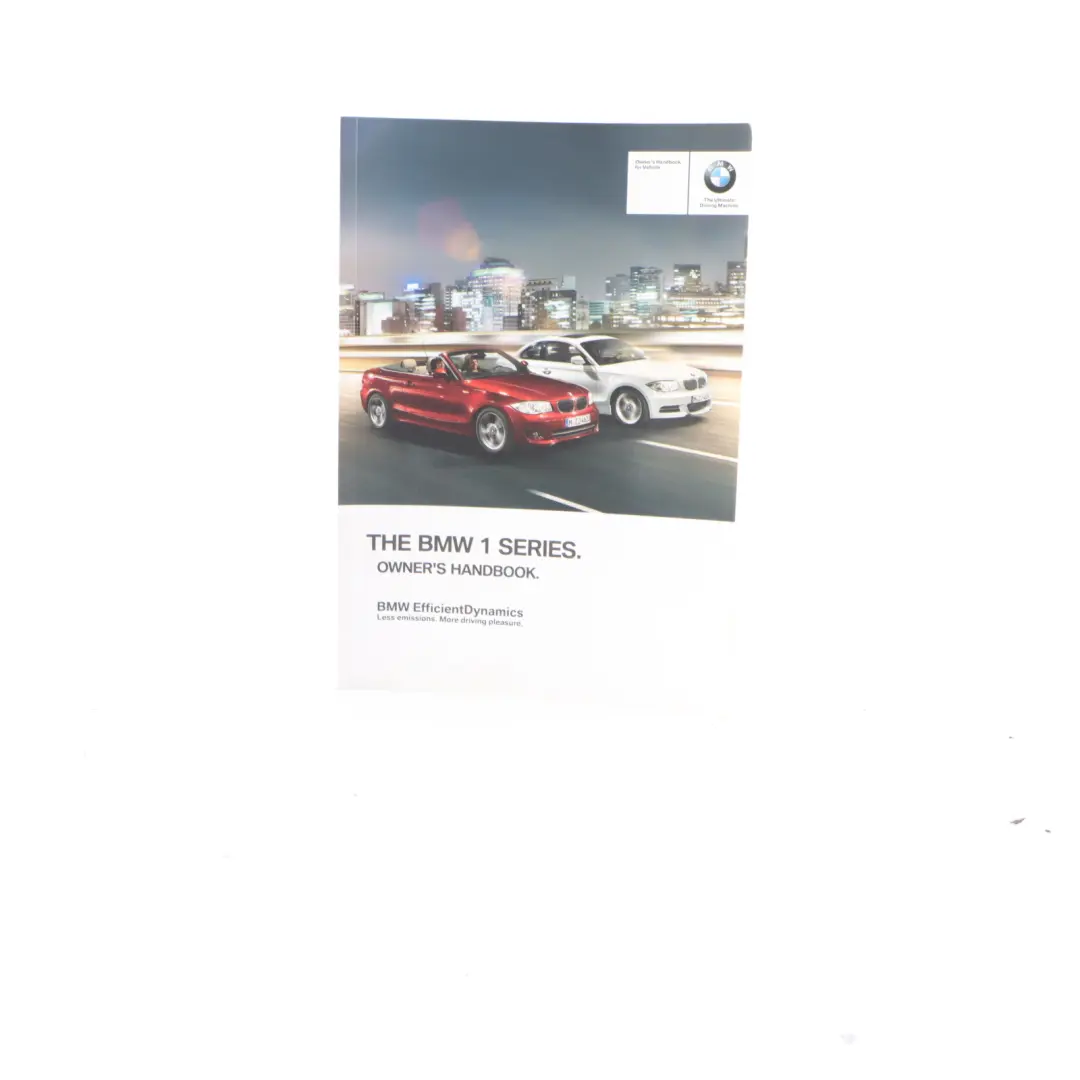BMW 1 Series E82 E88 Service Booklet Owner's Handbook Books Set Wallet Case