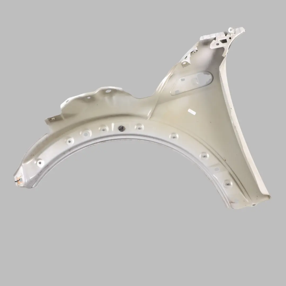 Wing Side Panel Mini R55 R56 R57 Front Right O/S White Silver Metallic - A62