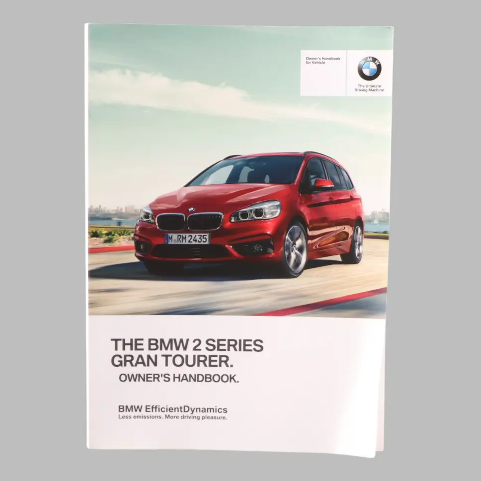 BMW F46 Gran Tourer Owner's Handbook Manual Instructions Book 2973972