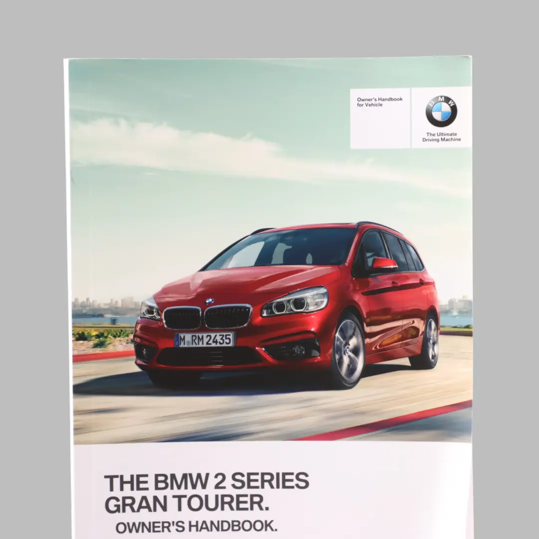 BMW F46 Gran Tourer Owner's Handbook Manual Instructions Book 2973972