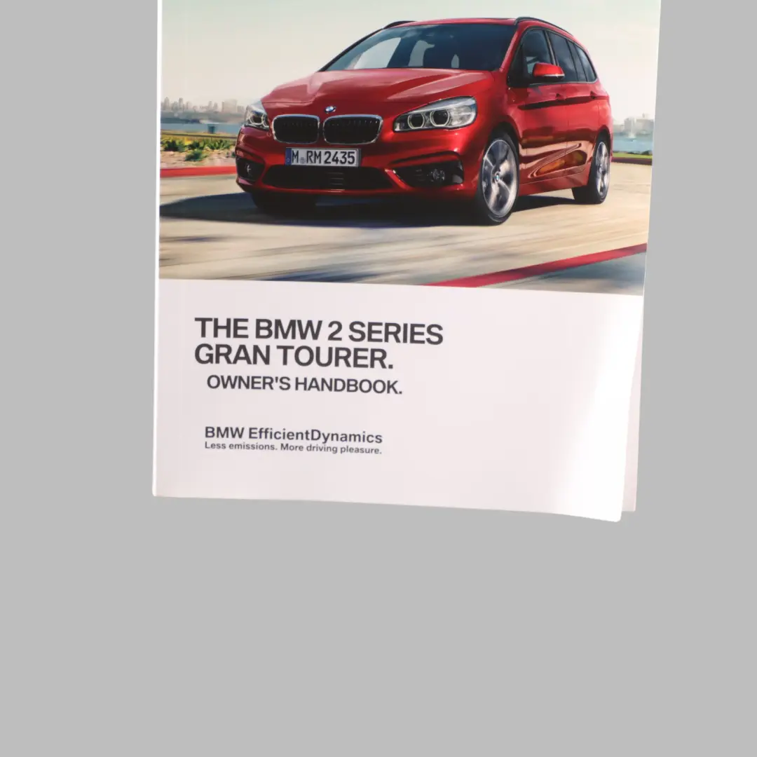 BMW F46 Gran Tourer Owner's Handbook Manual Instructions Book 2973972