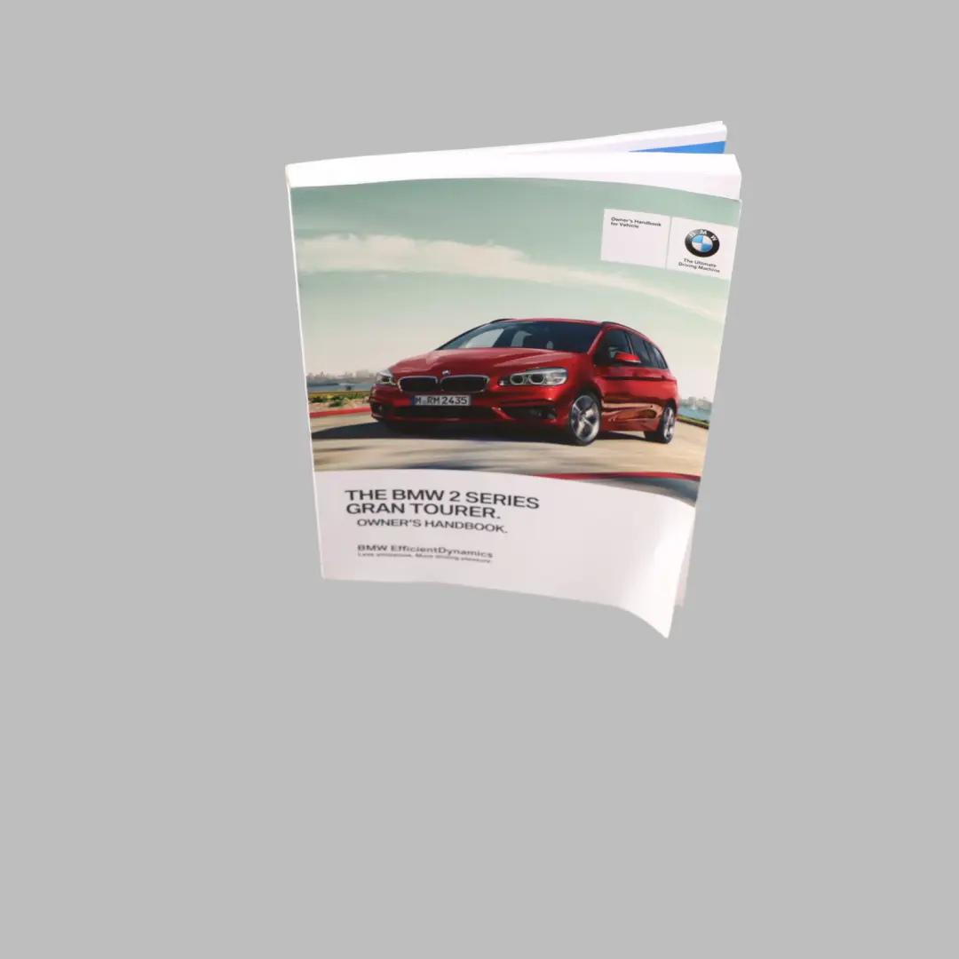 BMW F46 Gran Tourer Owner's Handbook Manual Instructions Book 2973972