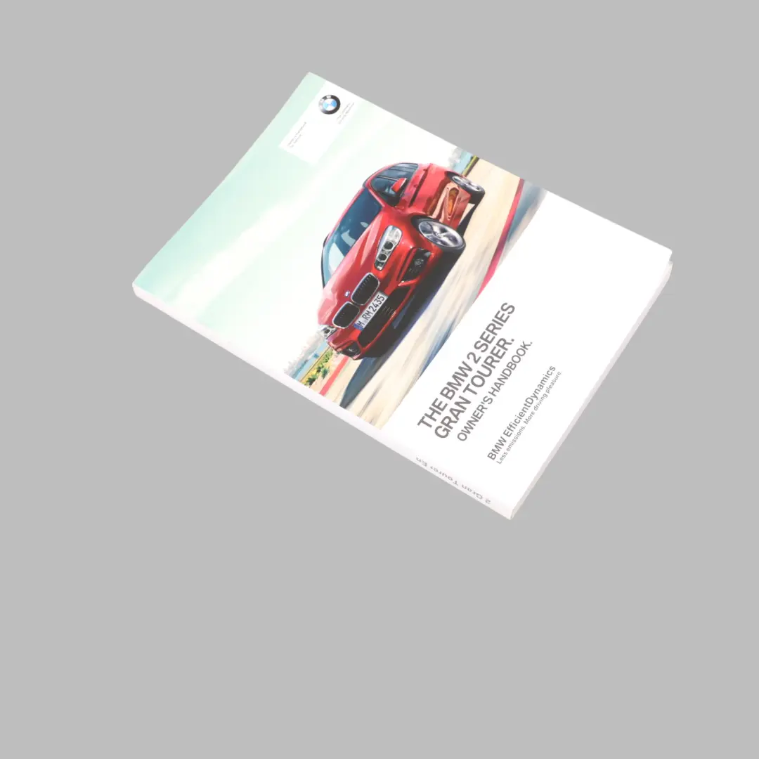 BMW F46 Gran Tourer Owner's Handbook Manual Instructions Book 2973972