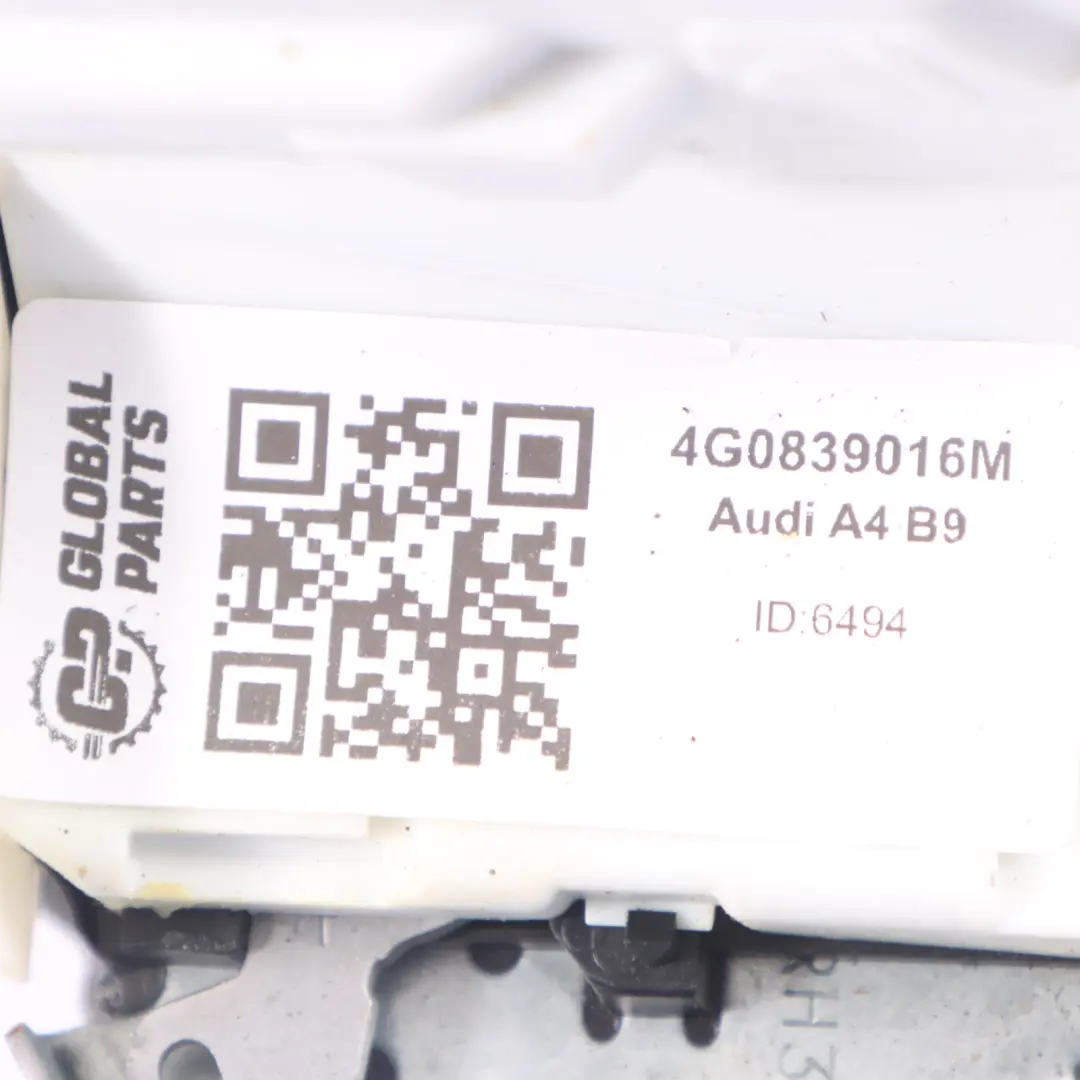 Audi A4 B9 Mechanizm Zamek Drzwi Tył Prawo 4G0839016M