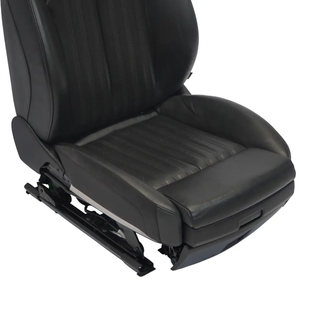 Audi A7 4G Front Sport Seat Left N/S S-Line Heated Electric Leather Soul Black