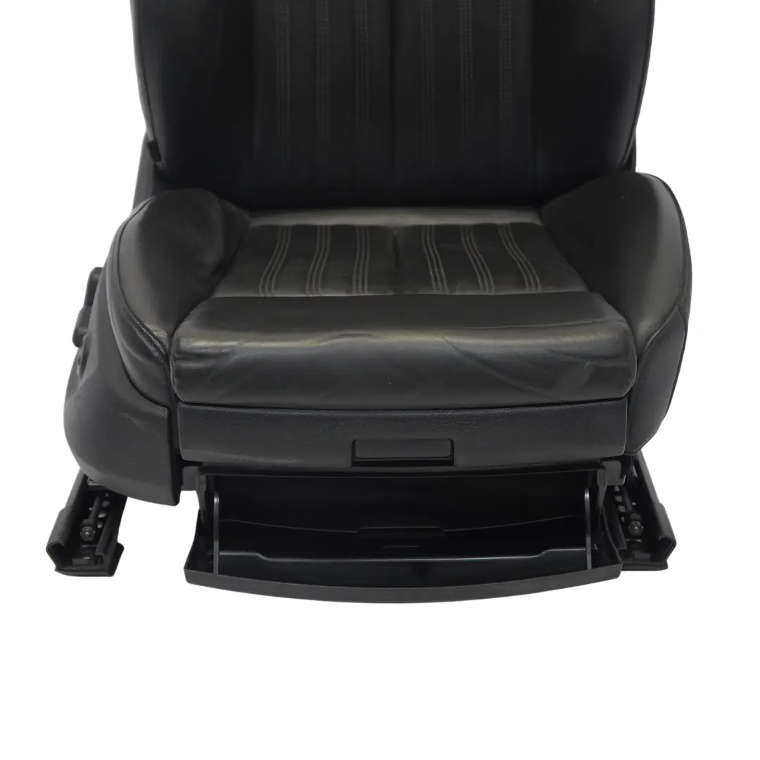 Audi A7 4G Front Sport Seat Right O/S S-Line Heated Memory Leather Soul Black