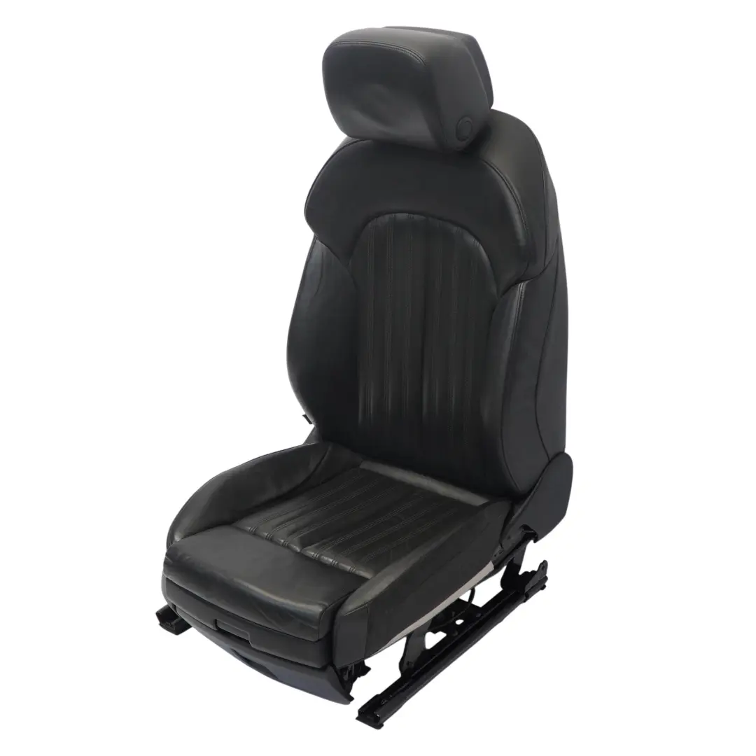 Audi A7 4G Front Sport Seat Right O/S S-Line Heated Memory Leather Soul Black