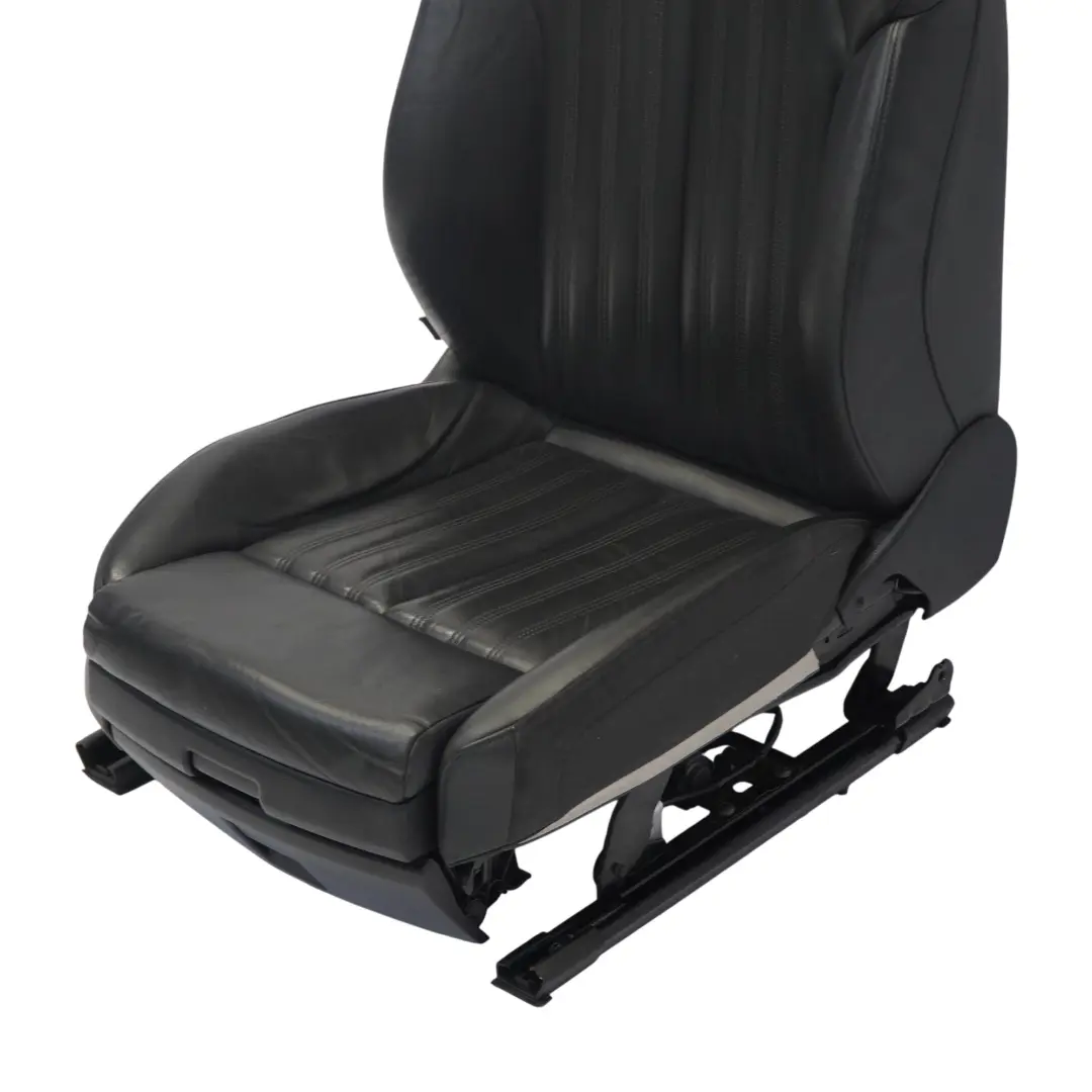 Audi A7 4G Front Sport Seat Right O/S S-Line Heated Memory Leather Soul Black