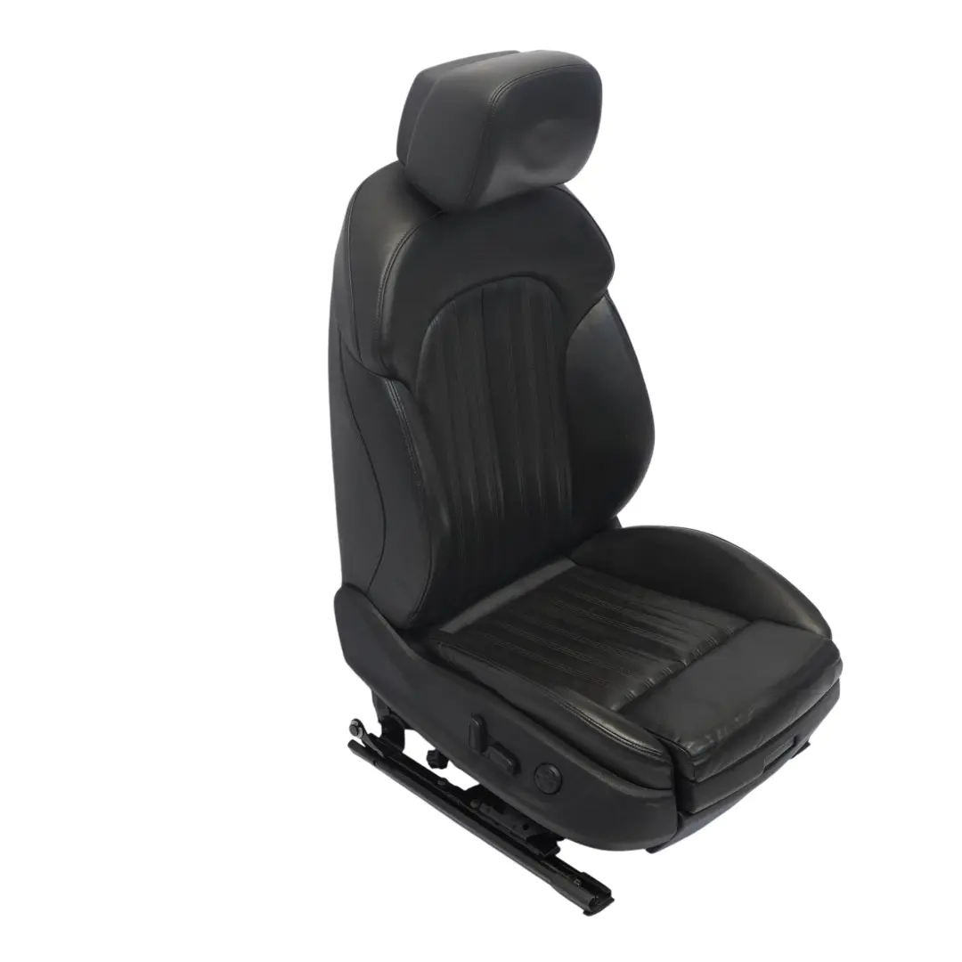 Audi A7 4G Front Sport Seat Right O/S S-Line Heated Memory Leather Soul Black