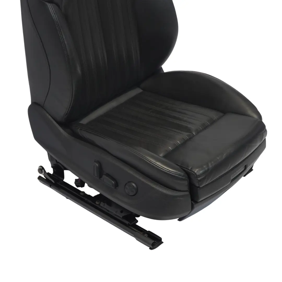 Audi A7 4G Front Sport Seat Right O/S S-Line Heated Memory Leather Soul Black