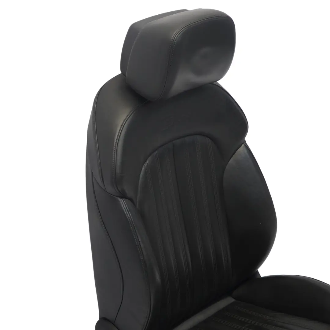 Audi A7 4G Front Sport Seat Right O/S S-Line Heated Memory Leather Soul Black