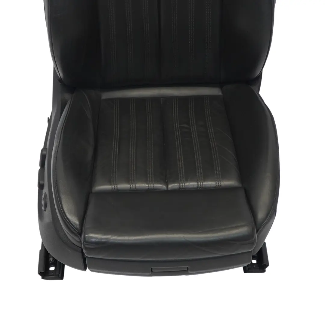 Audi A7 4G Front Sport Seat Right O/S S-Line Heated Memory Leather Soul Black