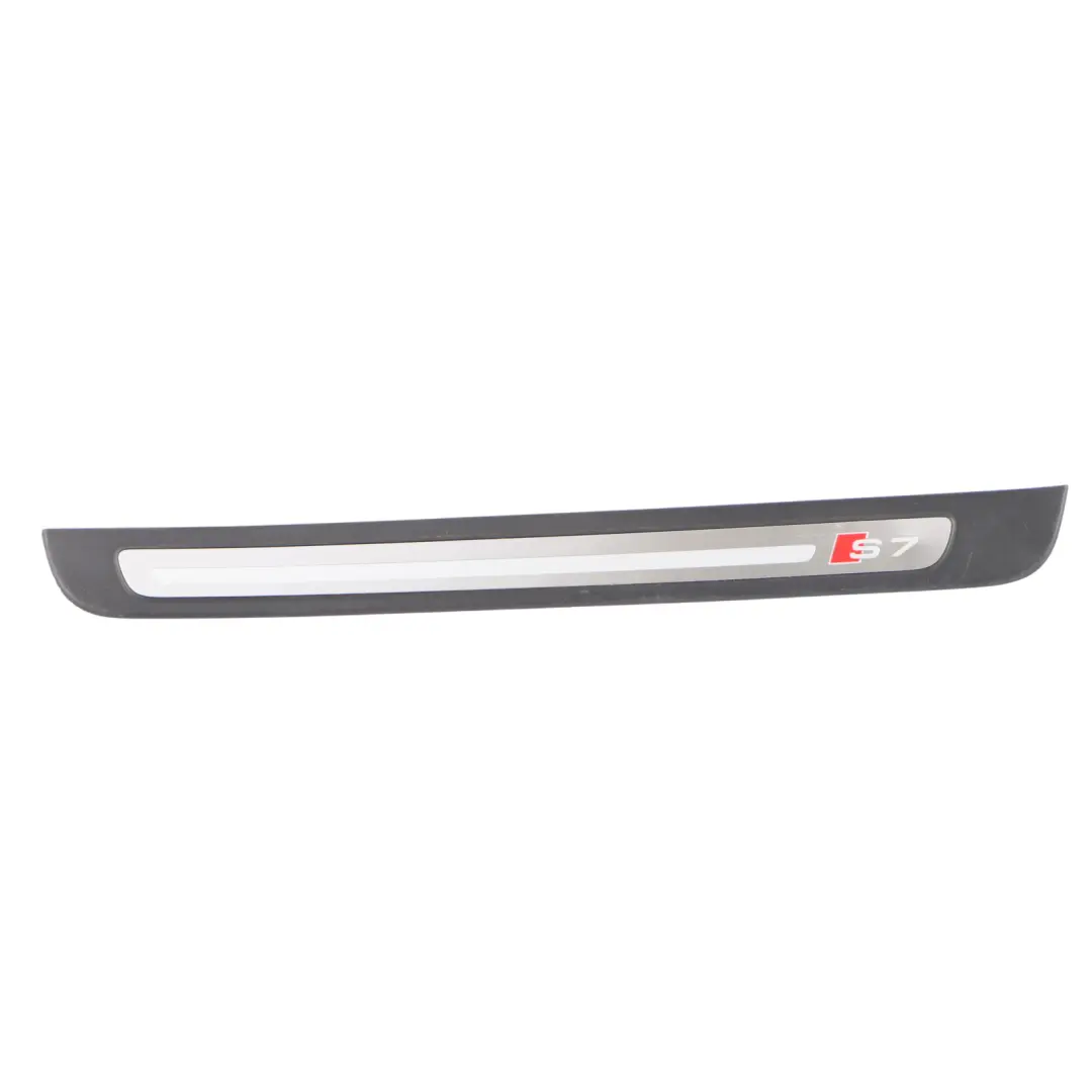 AUDI S7 4G Door Step Cover SET Sill Trim S7 Front Rear N/O/S Black 4G8853373A 