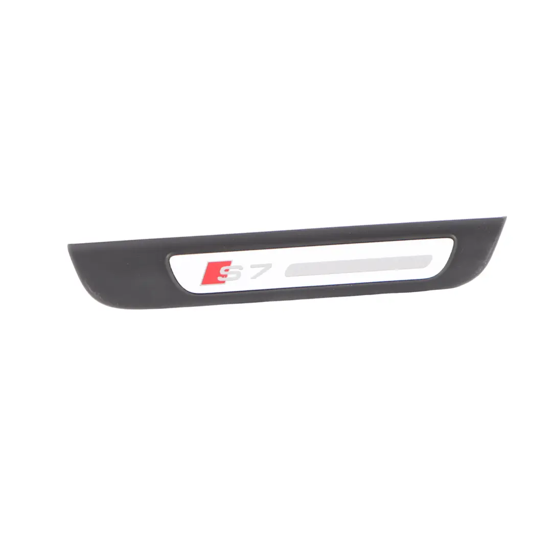 AUDI S7 4G Door Step Cover SET Sill Trim S7 Front Rear N/O/S Black 4G8853373A 