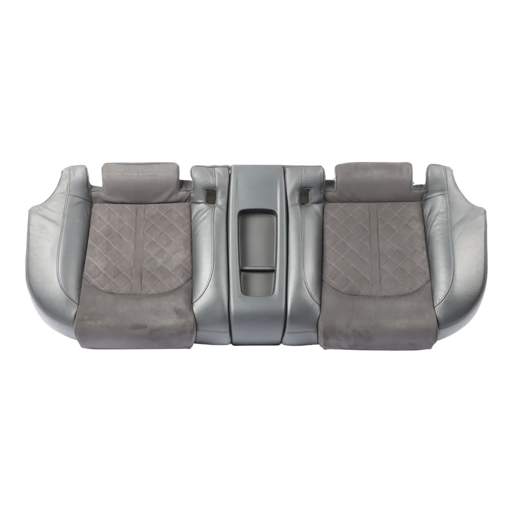 Audi S7 4G8 Rear Seat Bench Covering Seating Leather Alcantara Black