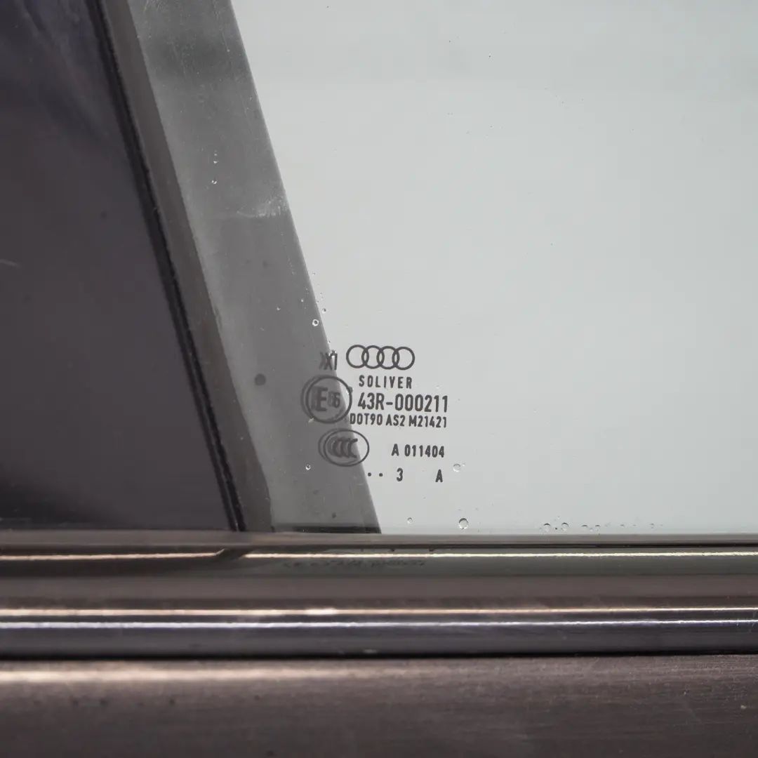 Audi A8 4H Drzwi Prawy Przód Phantom Black Czarny - Z9Y