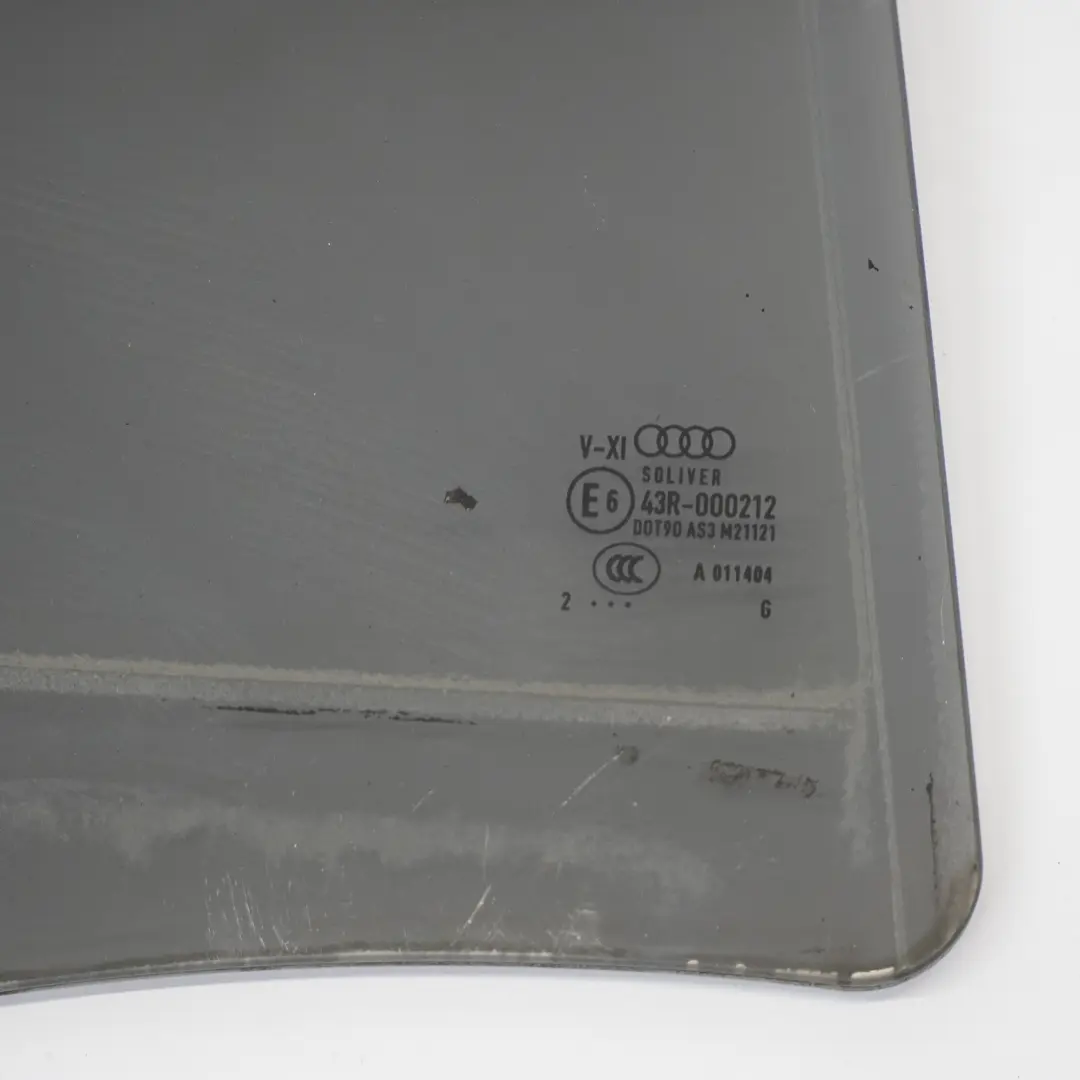 Audi A8L 4H Puerta Trasera Lado Ventana Vidrio Derecho AS3 4H4845026F