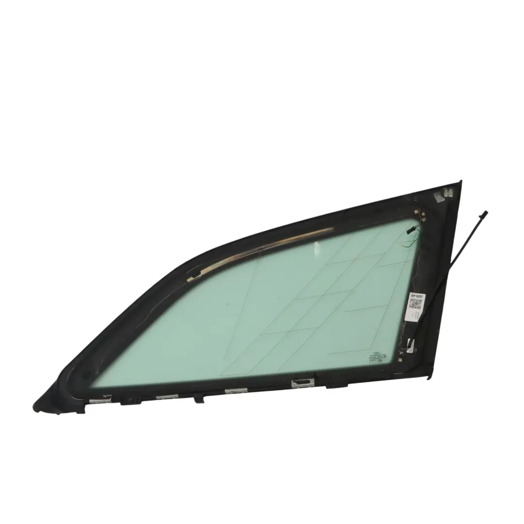 Audi Q7 4L Ventana lateral Panel trasero izquierdo Verde AS2 4L0845299