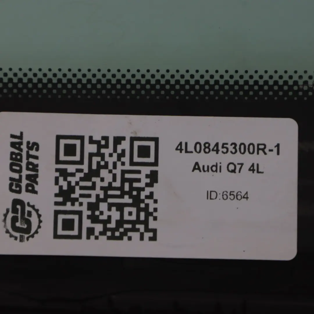 Audi Q7 4L Seitenscheibe Viertelstab hinten rechts grün AS2 4L0845300