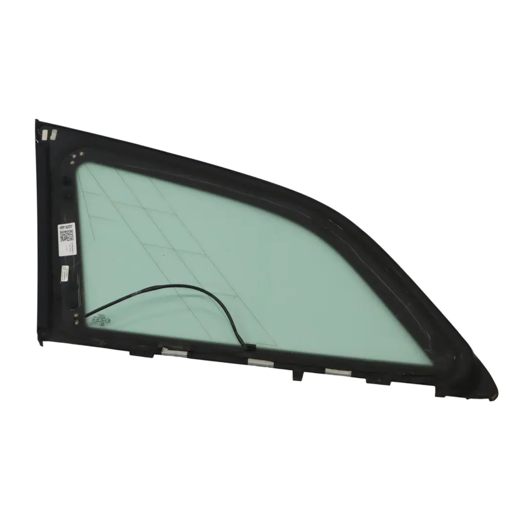 Audi Q7 4L Ventana lateral panel trasero derecho Verde AS2 4L0845300