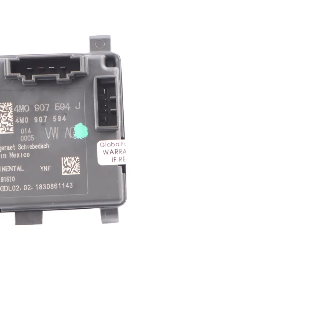 Audi Q5 FY Top Sunroof Control Module Unit ECU 4M0907594J