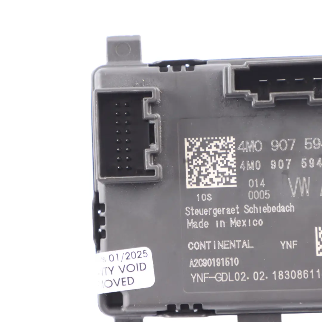 Audi Q5 FY Top Sunroof Abridor Módulo De Control Unidad ECU 4M0907594J