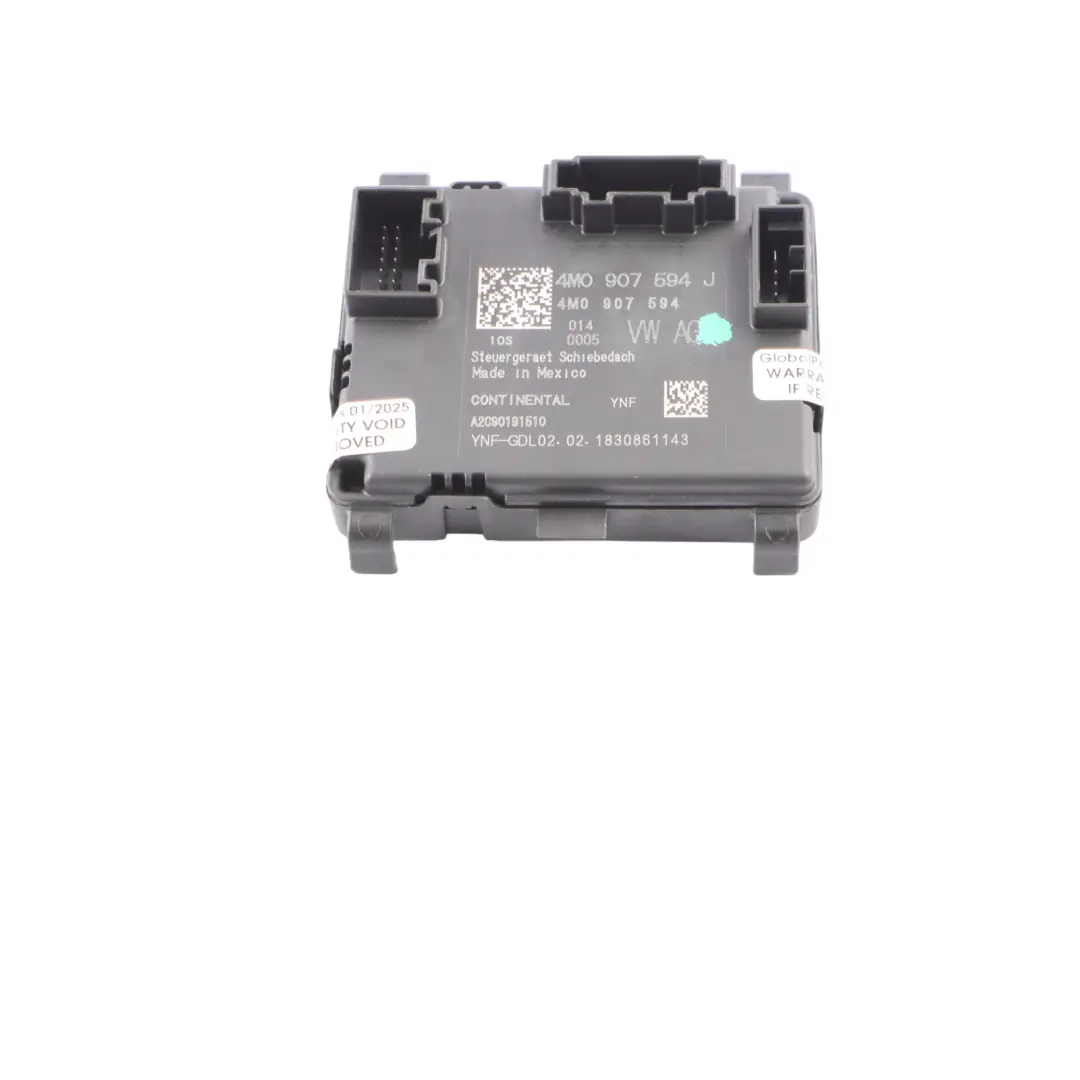 Audi Q5 FY Top Sunroof Abridor Módulo De Control Unidad ECU 4M0907594J