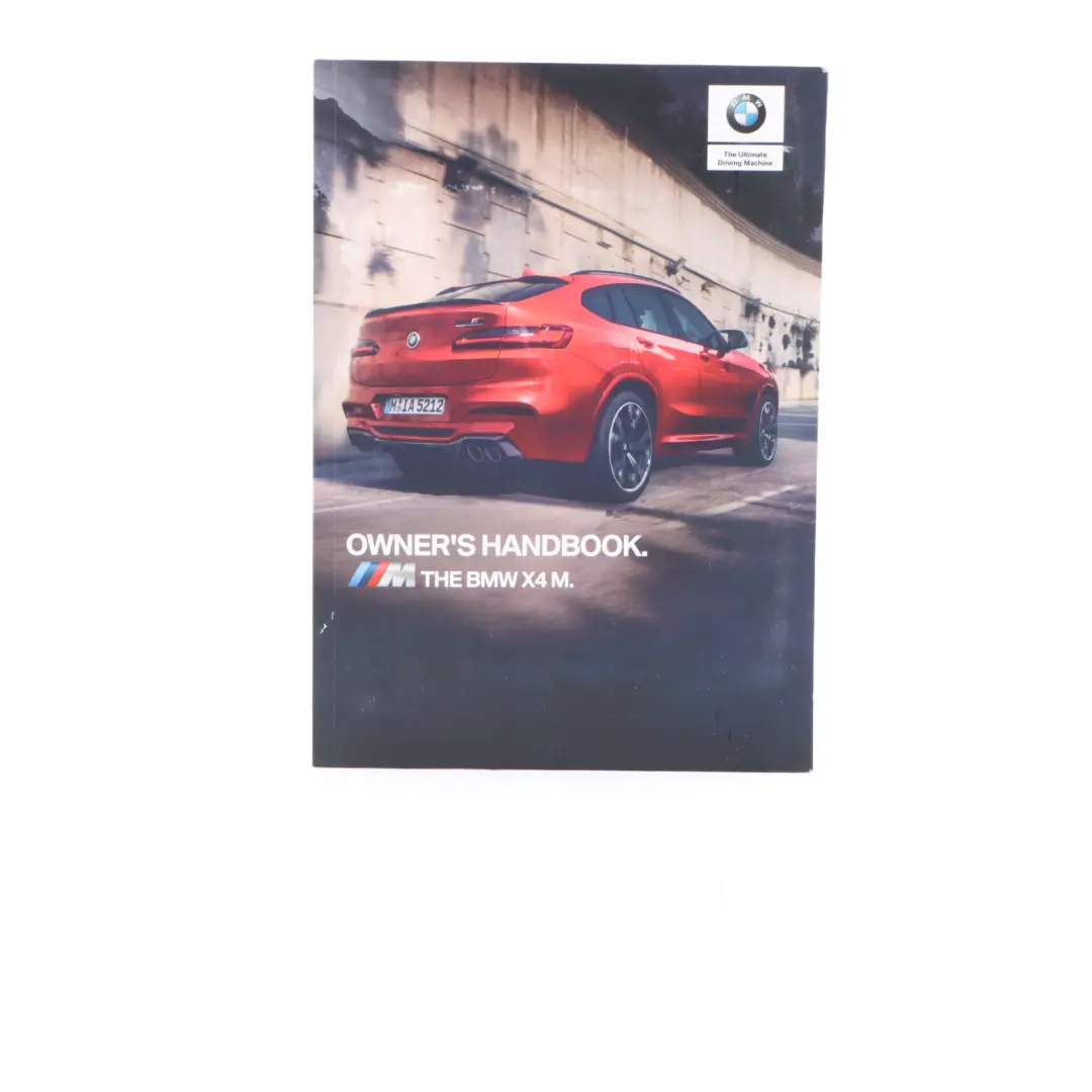 BMW X4 F98 Owner's Manual Handbook Booklet Pouch Case Wallet 5A1F5C0