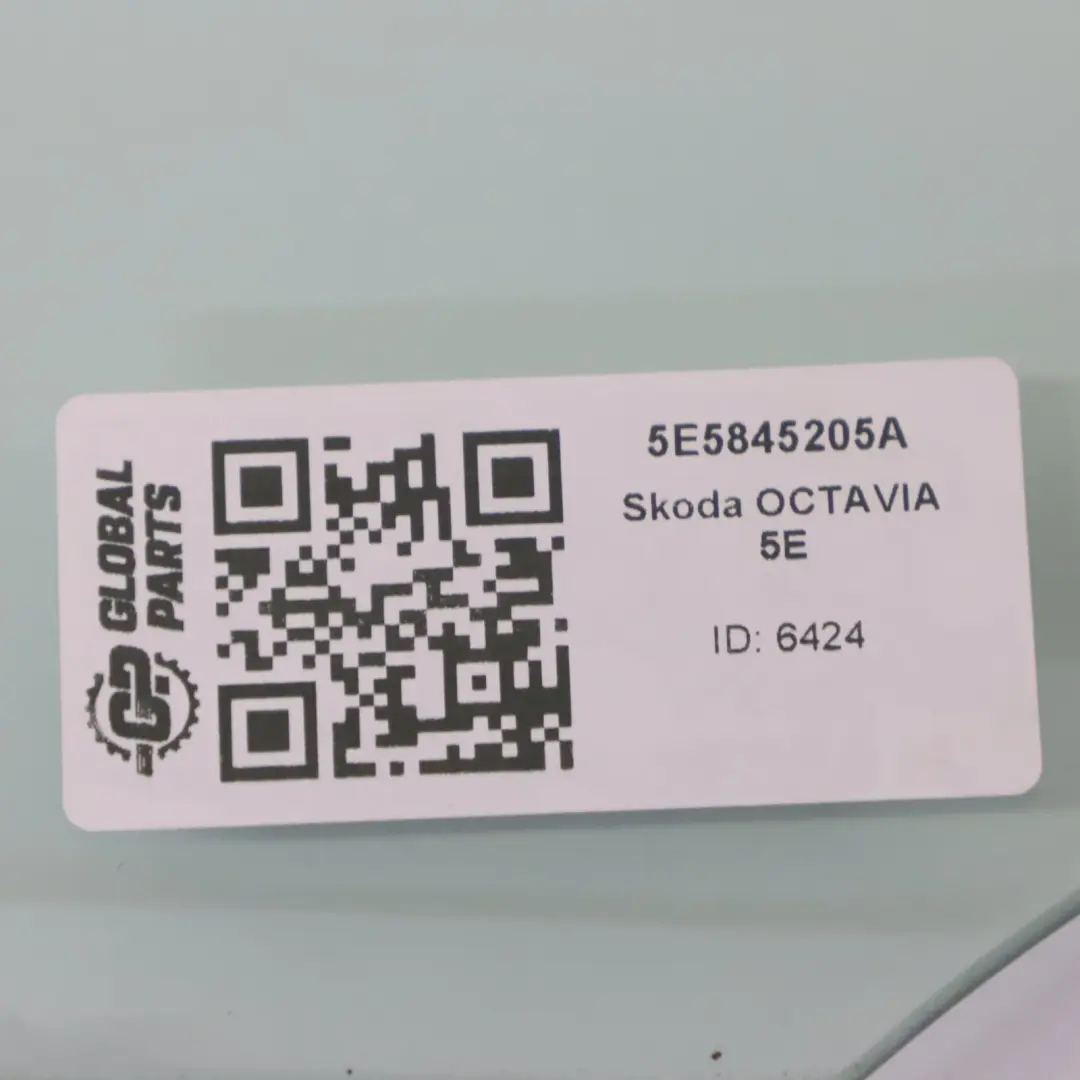 Skoda Octavia 5E Szyba boczna Drzwi Tył Lewo AS2 5E5845205A