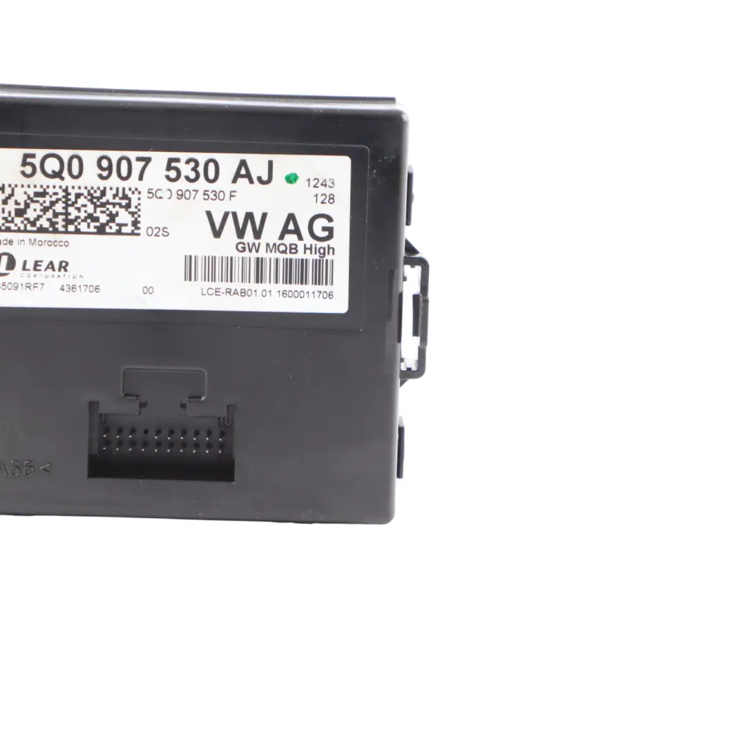 Audi RS3 8V Gateway Módulo de Control GCM Unidad ECU 5Q0907530AJ