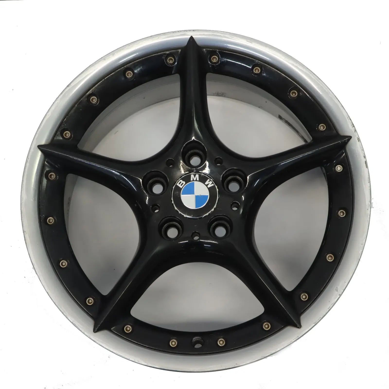 BMW Z4 E85 E86 Negro Llanta Delantera Aleación 18" ET:47 8J 108 6758194