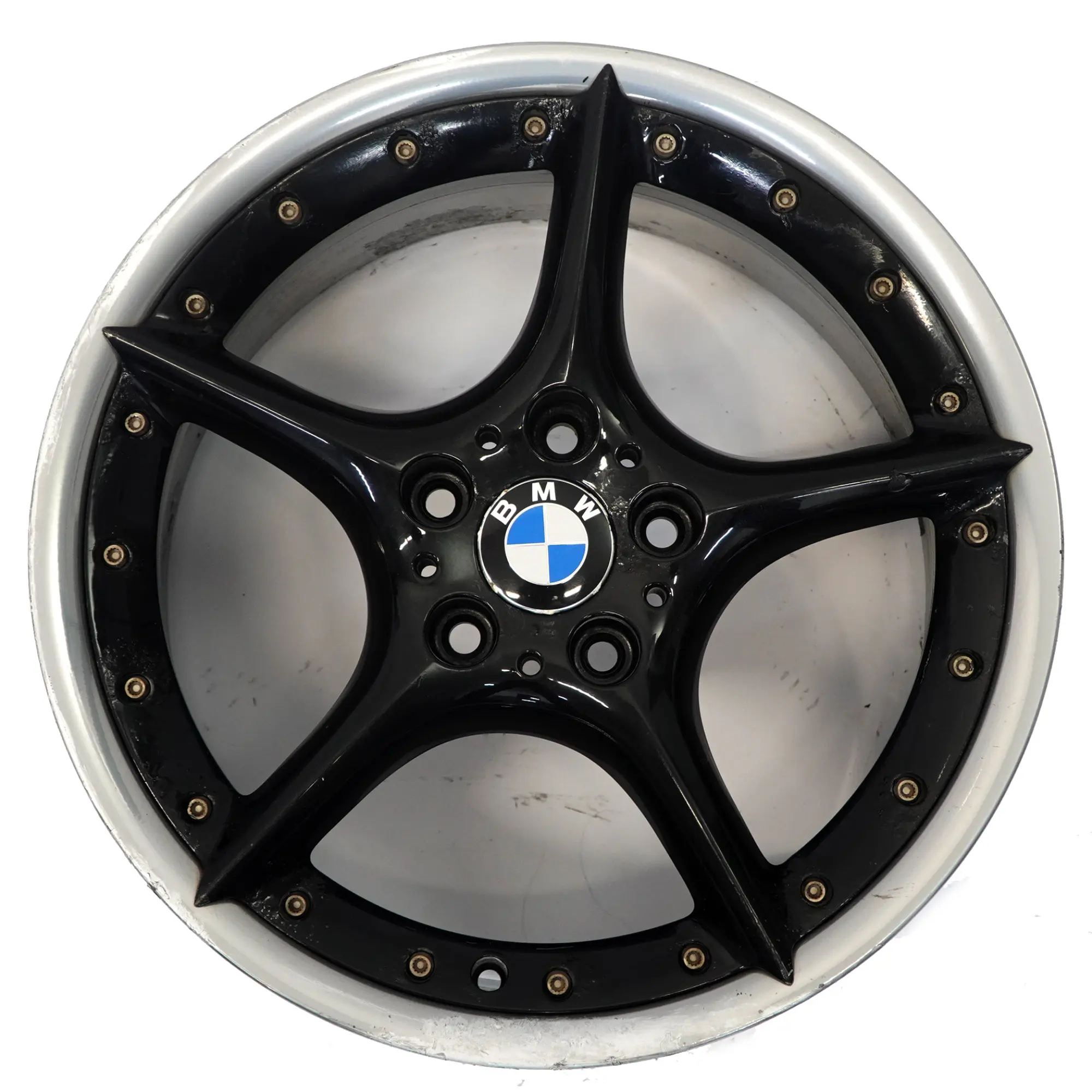 BMW Z4 E85 E86 Noir Roue Arrière Jante Alliage 18" 8,5J ET:50 Star 108 6758195