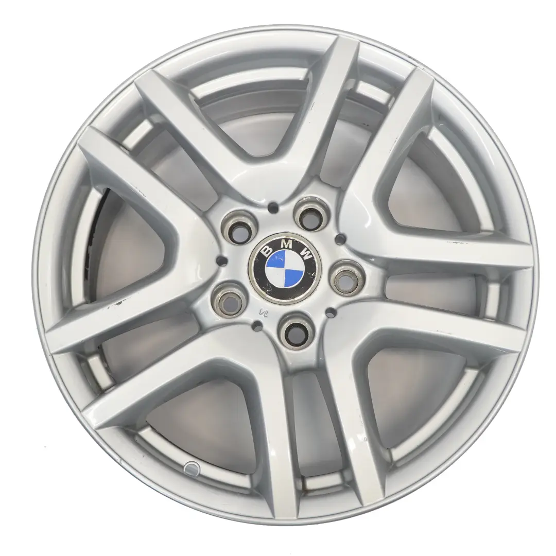 BMW X5 E53 Silver Light Alloy Wheel Rim V spoke 130 17" 7,5J ET:40 6761929