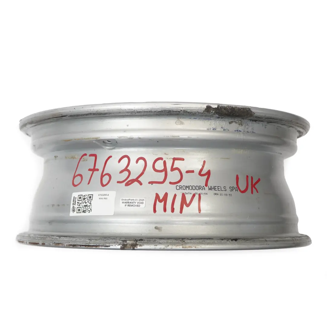 Mini Cooper One R50 R52 Silver Wheel Alloy Rim 15" ET:45 5,5J 5 Star Rocket 93