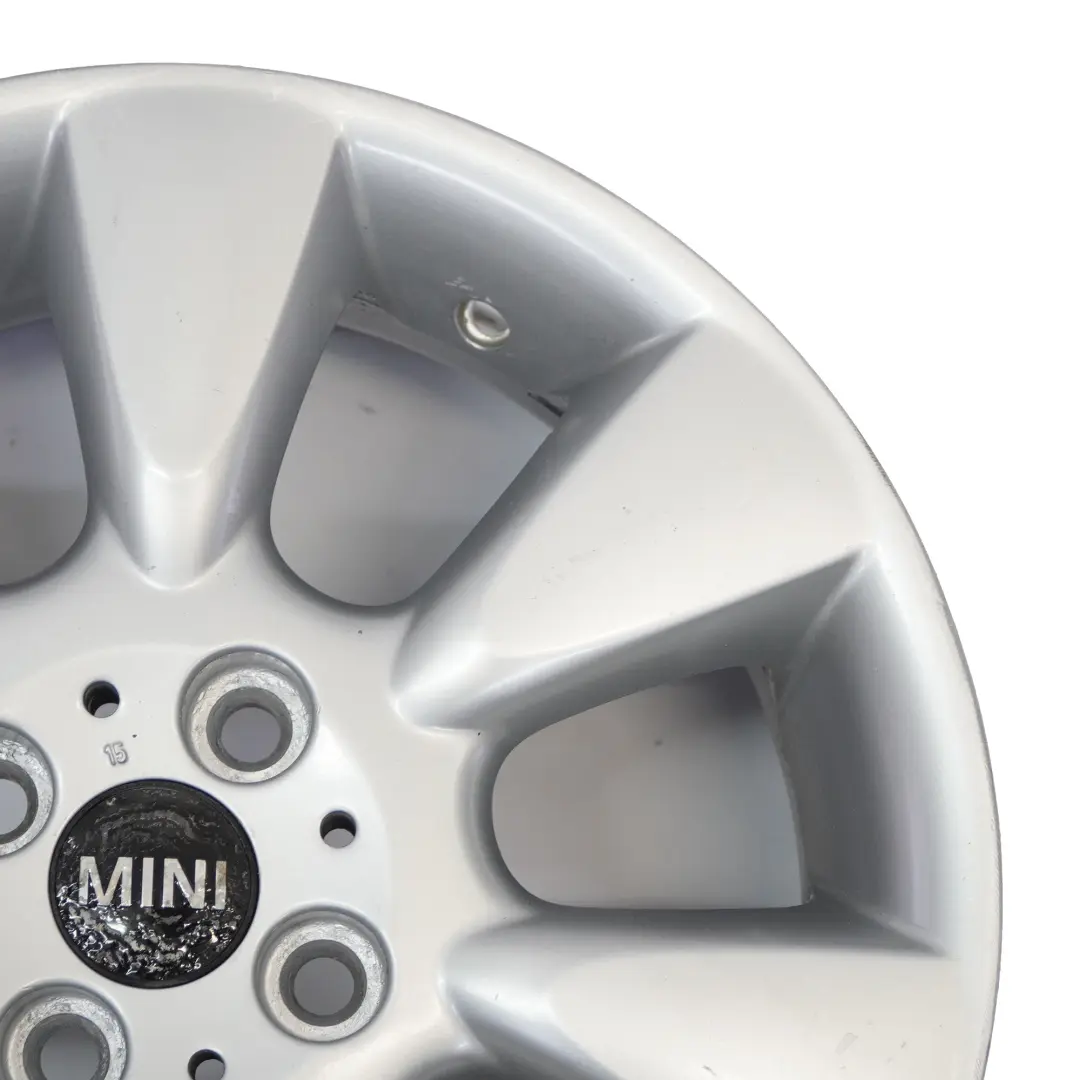 Mini Cooper R50 R52 Silver Wheel Alloy Rim 16" 6,5J ET:48 7-Spoke 92 6763297