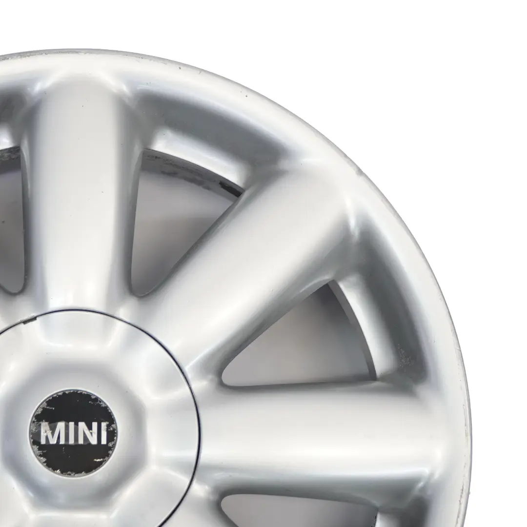 Mini Cooper R50 R55 R56 R57 Silver Wheel Alloy Rim 17" 7J Crown Spoke 104